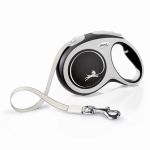 Smycz Flexi New Comfort L taśma 5m 60kg czarna