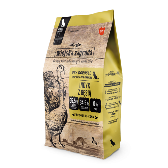 Wiejska Zagroda indyk z gęsią 2kg