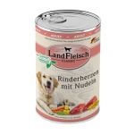 Land fleisch 400g serca wołowe + makaron