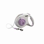 Smycz Flexi Select taśma 7m 25kg liliowa