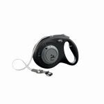 Smycz Flexi Select taśma 7m 25kg czarna