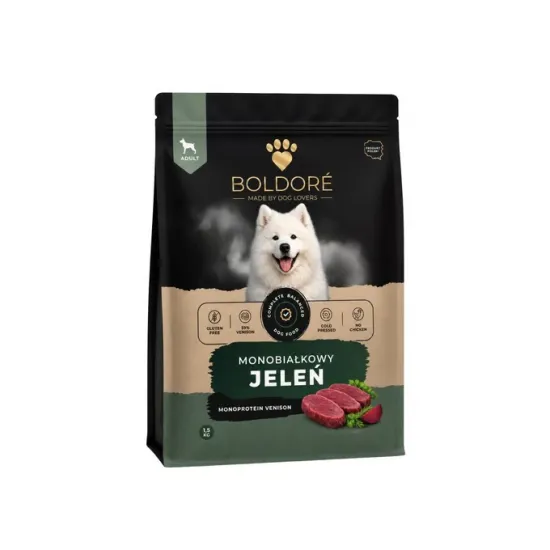 Boldoré Sucha Karma dla Psa Mono Jeleń 1,5kg