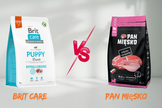 Karma dla szczeniaka - Brit Care vs Pan Mięsko